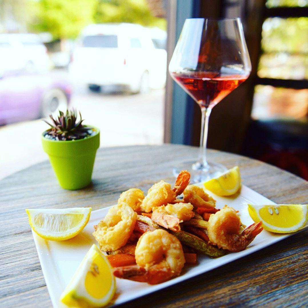 italian shrimp and wine